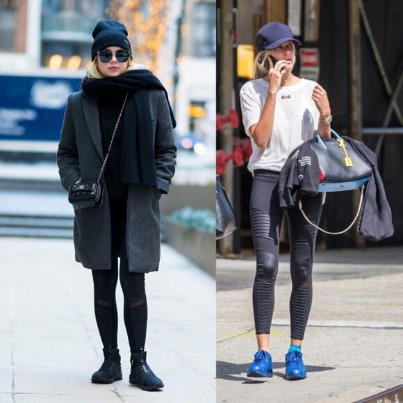 💕ALO YOGA💕 Moto Legging ~ Black Glossy XS - Picture 8 of 12